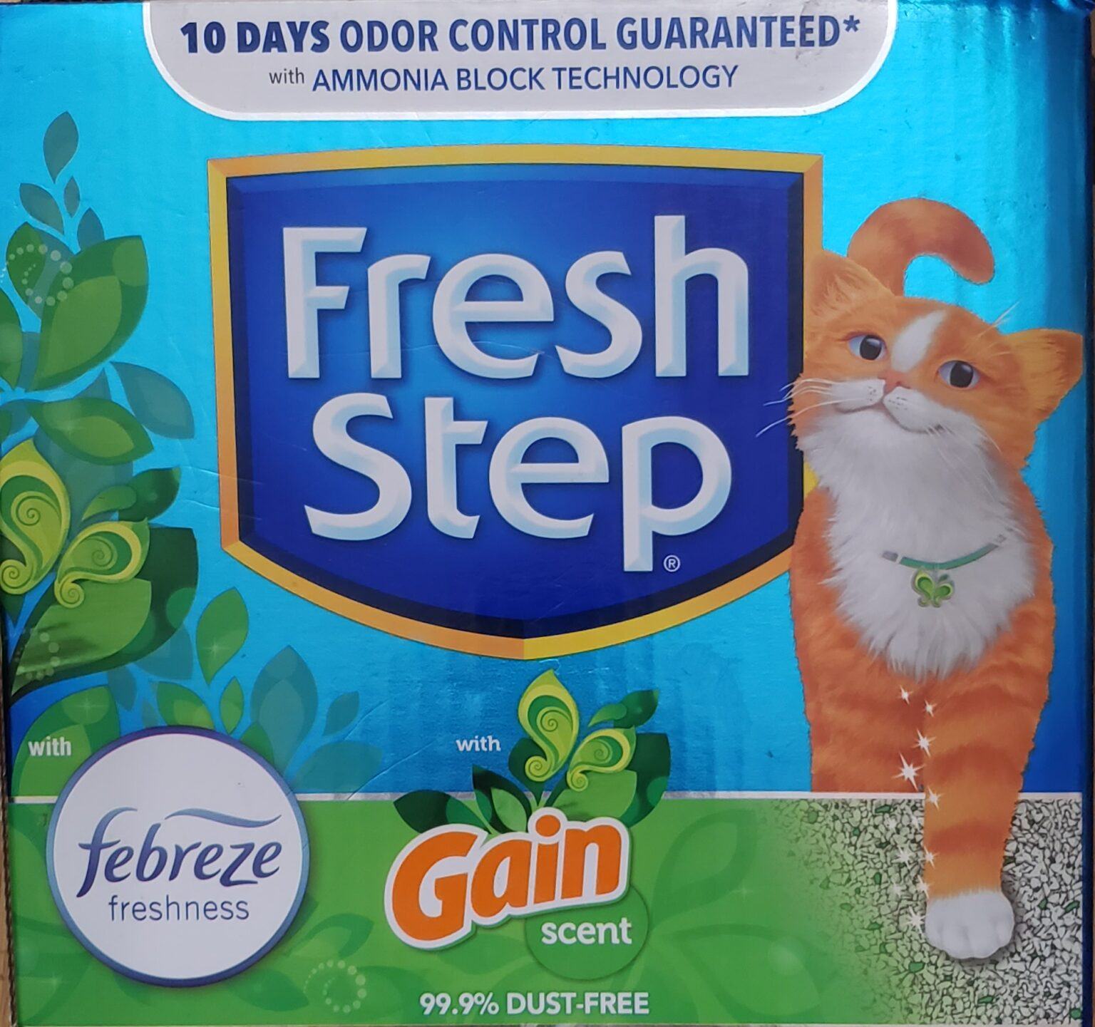 Fresh Step with Gain Scent Scoopable Cat Litter Review The Barn Cat Lady